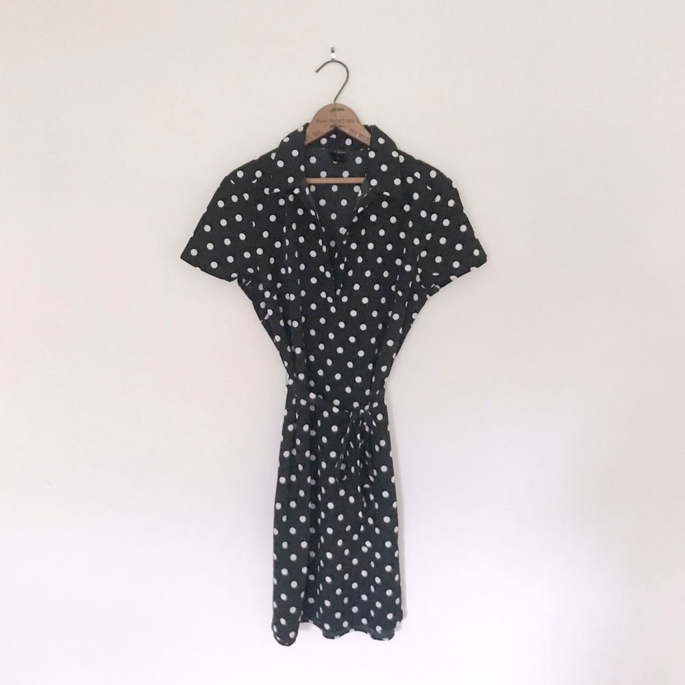 Polka Dot Shift Dress